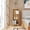 Natural Oak, variant on Manxile 4 Cube Vertical Storage Organizer, Modern White Wood Bookshelf for Living Room, Bedroom, Study Room