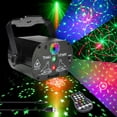 thumbnail image 6 of DJ Party Lights Stage Laser RGB Sound Activated Disco Strobe Lighting with Remote Control - Music Show Projector for Indoor Birthday Karaoke Club KTV, 6 of 10