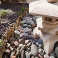 thumbnail image 5 of 20 lbs Large River Rocks for Outdoor Landscaping, 3-4 Inch Decorative Pebbles for Landscaping Garden Yard Paving Fish Tank Plant Crafting Walkways and Painting, 5 of 9