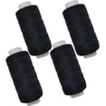 thumbnail image 1 of 4 Rolls Sewing Thread Weaving Threads For Making Wig, Hand Sewing Hair Weft Hair Weave Extension, Professional Threads For Lace Wigs Diy (black), 1 of 5
