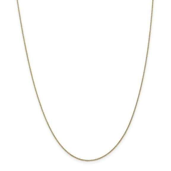 14k Yellow Gold .8mm Cable Chain Necklace - 1.1 Grams - 14 Inch