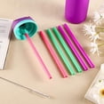 thumbnail image 4 of Hebalg 6pcs Replacement Straws for Owala FreeSip 24oz 32oz, Reusable Plastic Straws with Cleaning Brush for Owala Insulated Water Bottle 24 oz 32 oz and Flip 25 oz, Tumbler Accessories (Colorful), 4 of 7