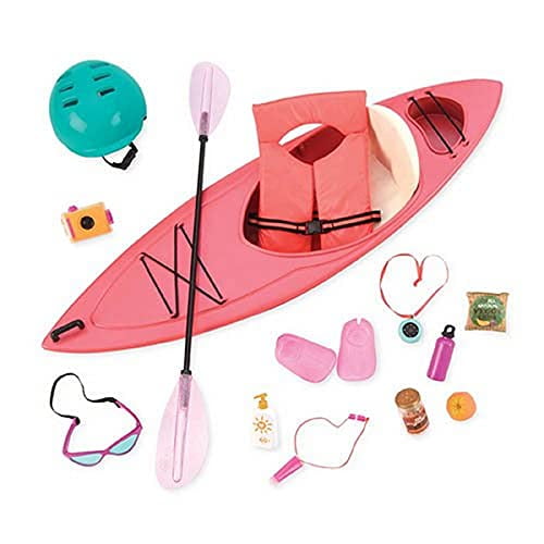 Our Generation by Battat- Kayak Adventure Set- Toy, Doll, Clothes & Accessories for 18" Dolls- for Age 3 Years & Up