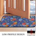 thumbnail image 3 of Pioneer Flower Floral Print Pattern Door Rugs,Washable Non Slip Door Mats Indoor,Decorative Door Mats,Entry Mat Indoor for Entrance,Bedroom,Kitchen,Bathroom,30"x17", 3 of 6