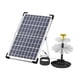 thumbnail image 3 of Bomba de fuente de agua con energía solar, kit de bomba de estanque de fuente, cascada de baño de pájaros de 9 V/10 W para acuario, jardín, patio, al, 3 of 8