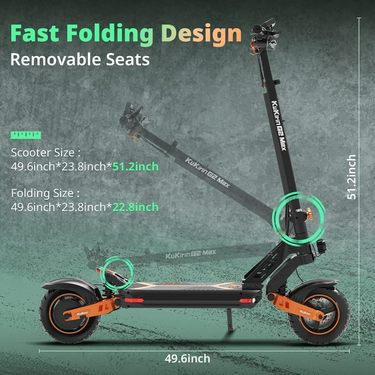 Trottinette électrique KuKirin G2 MAX 1000 W, autonomie de 70 km, vite Trottinette électrique KuKirin G2 MAX 1000 W, autonomie de 70 km, vite
