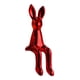 thumbnail image 2 of Escultura decorativa de conejo para sala de estar, dormitorio y escritorio. Rojo, 2 of 9