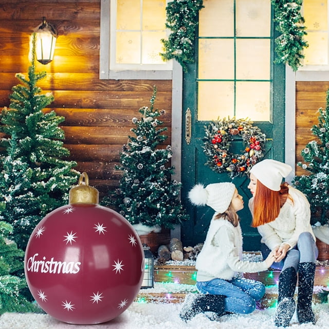 KTTECTOA Christmas Decoration 60cm Outdoor Christmas Inflatable Decorated Pvc Inflatable Christmas Christmas Tree Decorations Clearance Christmas Canada Days Fall Decorations for Home