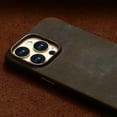 thumbnail image 5 of Funda de teléfono Retro de piel de vaca para iPhone 16, 15, 13, 14 Pro Max, 16Pro, 14Pro, 15Pro, funda trasera de cuero genuino extraíble de lujo Crazy Horse, 5 of 5