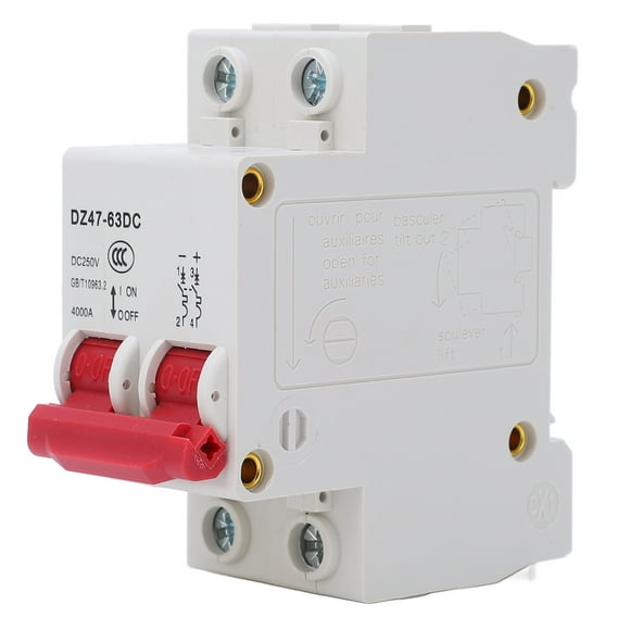 Oubit Circuit Breaker Switch,Circuit Breaker 2P Photovoltaic Circuit Breaker Circuit Breaker Rugged and Tough