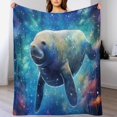 thumbnail image 1 of Throw Blanket, Flannel Throw Blanket Sofa Chair Cover Decorative For Bed Couch, 1 of 8