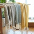 thumbnail image 3 of 130 200cm sofa throw protective cover condition yellow yellow., 3 of 5