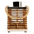 thumbnail image 6 of Northlight Rattan Rectangular Glass Candle Lantern with Jute Handle - 11.25", 6 of 10