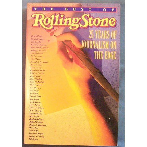 Pre-Owned The Best of Rolling Stone: 25 Years of Journalism on the Edge Hardcover