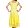 thumbnail image 2 of Sakkas Spring Maiden Ombre Peasant Dress - Buttercup Yellow - One Size, 2 of 6