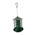 thumbnail image 3 of comedero para pájaros,Alimentador de aves para pájaros colgantes de metal alimentando a pájaros,ardilla de servicio pesado a prueba de masticación verde,al aire libre a prueba de lluvia, 3 of 8