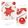 thumbnail image 2 of Juego de 30 adornos navideños, adornos brillantes para árboles, bolas navideñas con forma de estrella, adornos para árboles de Navidad, 2 of 5