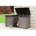 thumbnail image 2 of Starplast Garden Plastic Storage Shed "Willy", Mocha/Brown, 2 of 6