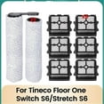 thumbnail image 1 of For Tineco Floor One Switch S6/Stretch S6 Wet Dry Vacuum Cleaner Replacement Parts Roller Brush Heap, 1 of 5