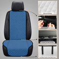 thumbnail image 6 of Uorisanigo Blue Car Front Seat Covers Quilted 2 Pack Car Seat Cushion Pads Polyester Fabric Non‑Slip Car Seat Protector Auto Interior Accessories Universal Fit for Sedan SUV Truck Van Vehicles, 6 of 7