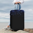 thumbnail image 7 of Gukieu Black Blue Glitter Sparkles Print Suitcase Protective Cover, Elastic Zipper Buckle Suitcase Protective Cover, Suitable for Travel, Business Trip-Small, 7 of 7