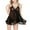Black, variant on FhsagQ Lingerie Sets for Women Plus Size Blue with Matching Robe Womens Sexy Lace Flower Sleepwear Dress Silks Lingerie Nightdress Underwear Women Lingerie Sets Small Chest Push Up M