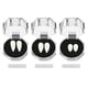 thumbnail image 1 of Vorcool 3 pares de colmillos personalizados Cosplay dientes dentaduras Halloween fiesta Props, 1 of 2