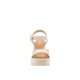 thumbnail image 5 of Zapatilla Mujer Kipon Plataforma Tacon beige 22, 5 of 6