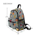 thumbnail image 3 of FORMRS School Backpack with Front Zippered Pocket 12" Student Travel Daypack, Cute Acorns Pattern, 3 of 6