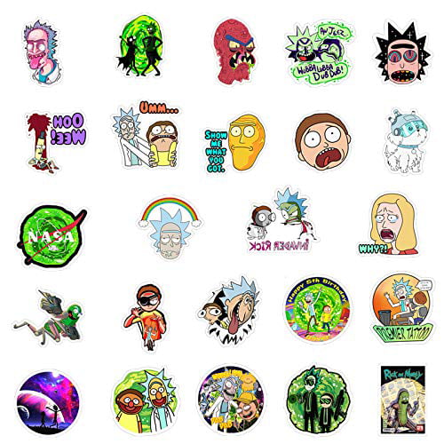 10pcs Rick And Morty Car Sticker Cute Character Stickers BUY 2 GET 1 FREE 