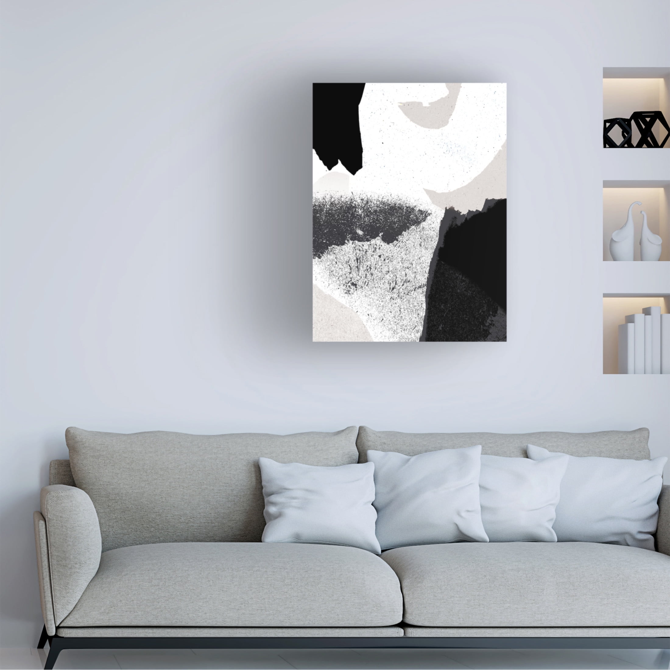 Trademark Fine Art Aylin Demir  Black and White Canvas Wall Art