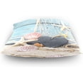 thumbnail image 4 of GZHJMY Soft Smooth Skin-Friendly Throw Pillow Cover Without Pillow Case20 x20 Shrink-Resistant Breathable Hidden Zipper Opening, Sofa Bed Office Farmhouse Room Easy to Disassemble|Beach Seashell, 4 of 7