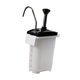 thumbnail image 2 of Dispensador de salsa de gran capacidad, botella con bomba para condimentos, recipiente separable, Blanco, 2 of 9