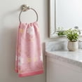 thumbnail image 2 of REGALWOVEN 13 x 29 Inch Cotton Floral Jacquard Hand Towel, Soft Absorbent Decorative Towel for Bathroom, Kitchen Pink 1pk, 2 of 7