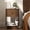 Walnut-1pcs, variant on Fluted Nightstand Set of 2, Mid Century Bedside Tables with Drawer & Storage, Small End Tables for Bedroom, Walnut