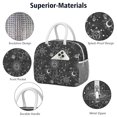 thumbnail image 4 of Lunch Bag Lunch Box for Women Reusable Insulated Lunch Bags,Water-Resistant Gothic Cooler Lunch Tote Bag, Large Capacity for Work Travel Picnic, 4 of 6