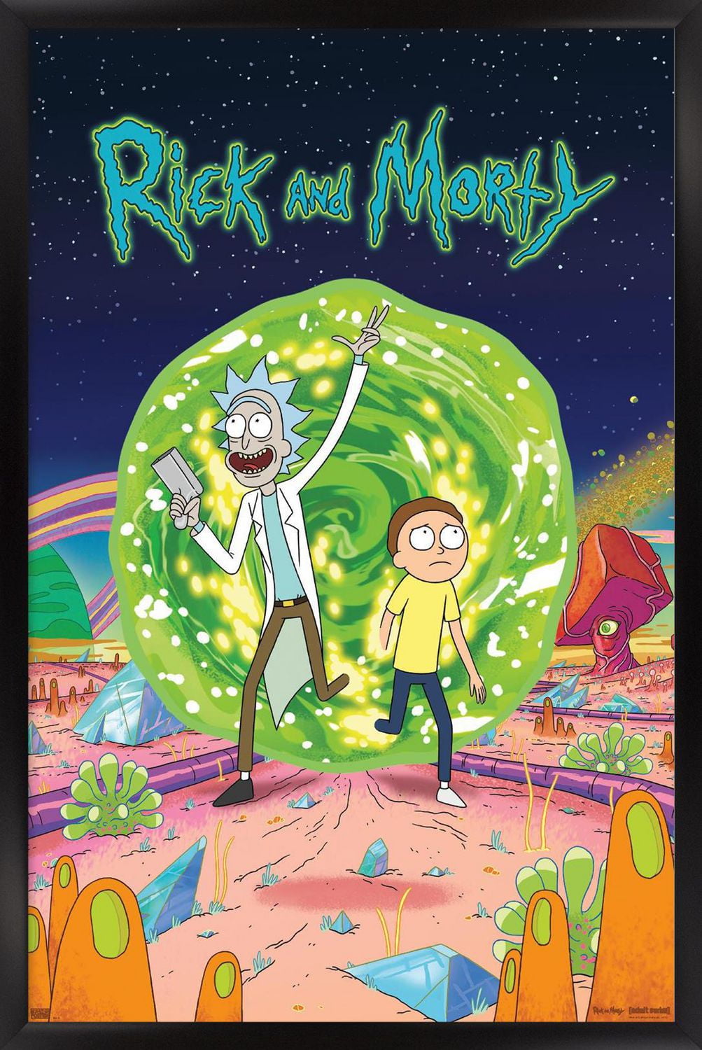 Rick And Morty - Cover Wall Poster, 22.375" x 34"