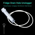 2/5Pcs/Set Refrigerator Drain Hole Unclogger Kit with Injector 150CM