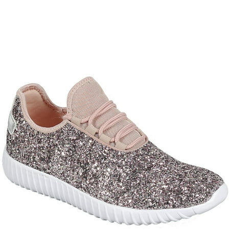 

Women Glitter Cross Training Shoes Quality Lightweight New Colors Fashion Sneakers Pink
