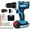 Dark-Blue, variant on Cshidworld 20V Cordless Drill, Electric Power Drill Set with 1 Battery & Charger, 3/8" Keyless Chuck, 2 Variable Speed & LED Light, 266 In-lb Torque, 25 1 Position and 34pcs Drill/Driver Bits(Blue)