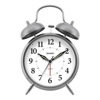 Rhythm Clock 4RM769WU23 5.4 x 5.2 in. Harmonic Morning Morning