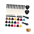 thumbnail image 1 of "Kit De Accesorios Para Guitarra Acustica Cuerdas 50 Piezas Belug Negro Y Blanco ", 1 of 5