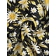 thumbnail image 5 of Blusa de mujer con cintura fruncida y dobladillo con volantes, cuello alto, floral y de puntos, color negro, 5 of 5