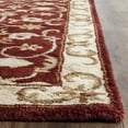 thumbnail image 3 of SAFAVIEH Royalty Taylor Traditional Wool Area Rug, Red/Ivory, 6' x 9', 3 of 5