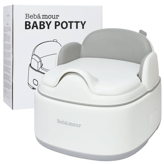 Bebamour Potty Training Toilet 3 in 1 Multi-Functional Potty Seat Detachable Baby Potty Step Stool Anti-Slip Stable Potty Training Toilet