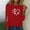 Red, variant on Odbmxy T Shirt Women Long Sleeve Valentine Womens Tops Plus Size Casual Heart Print Funny Loose Vacation Tops Red