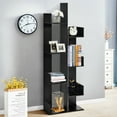 thumbnail image 4 of Gymax 8-Tier Bookshelf Bookcase w/8 Open Compartments Space-Saving Storage Rack Black, 4 of 10