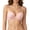 Pink -BB34, variant on Women's Push-up Bra No-Poke Underwire Push-up Bras for Women, Convertible, Demi Coverage Silver 80B