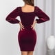 thumbnail image 4 of Vestidos lisos de playa de manga larga informales de moda de verano para mujer Fridja yut3753, 4 of 8