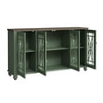 thumbnail image 4 of LIVILAND 63" Vintage Style Wood Kitchen Accent Buffet Sideboard Cabinet - Green, 4 of 8